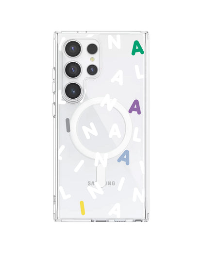 Magsafe Case - CUSTOM MONOGRAM 2.0 White