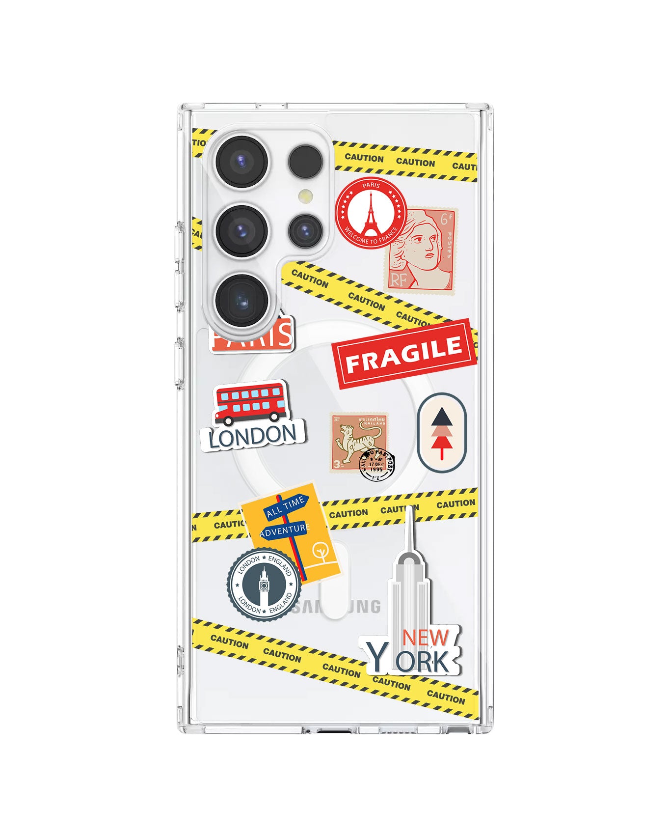 Magsafe Case - Travel Stickers