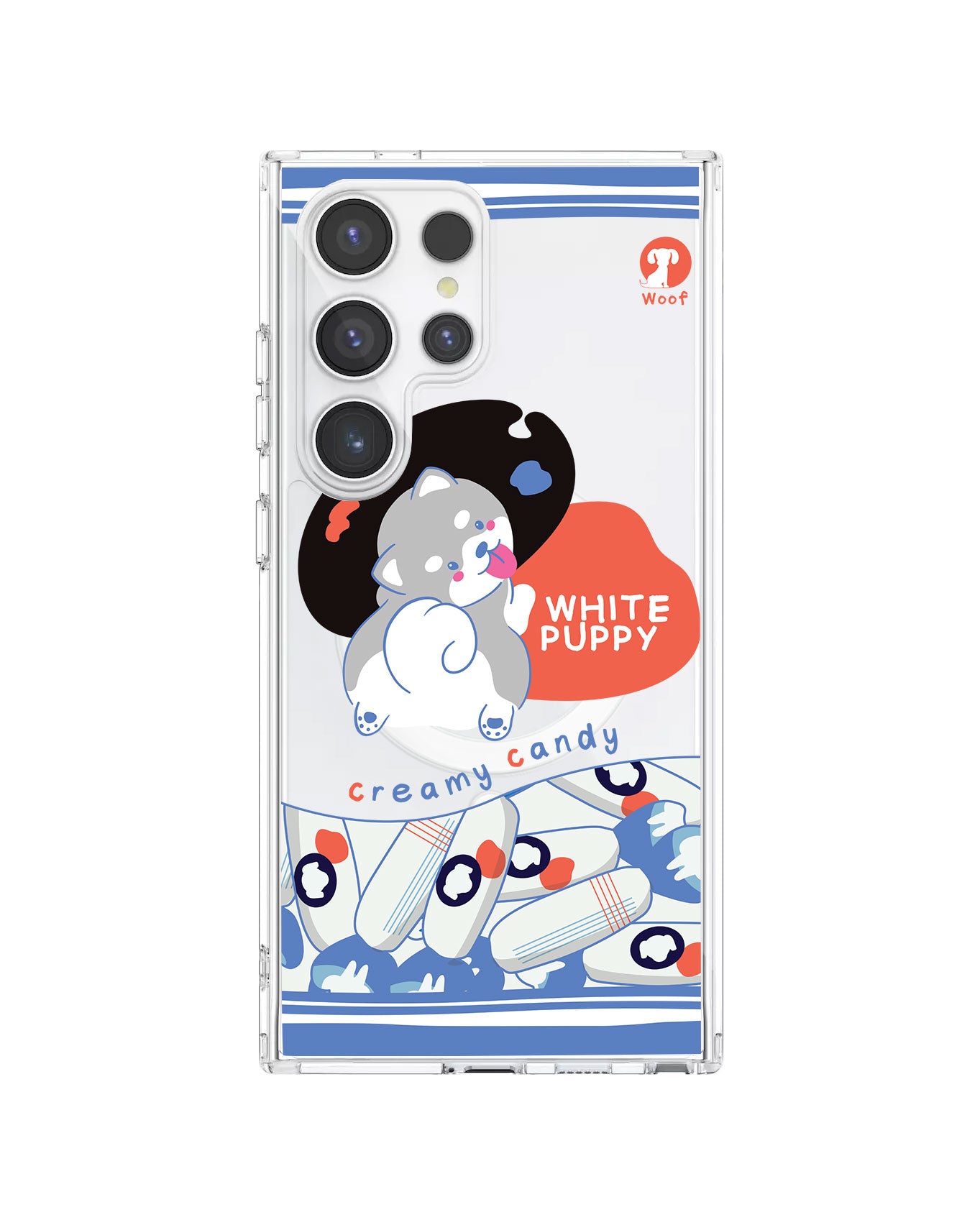 Magsafe Case - White Puppy