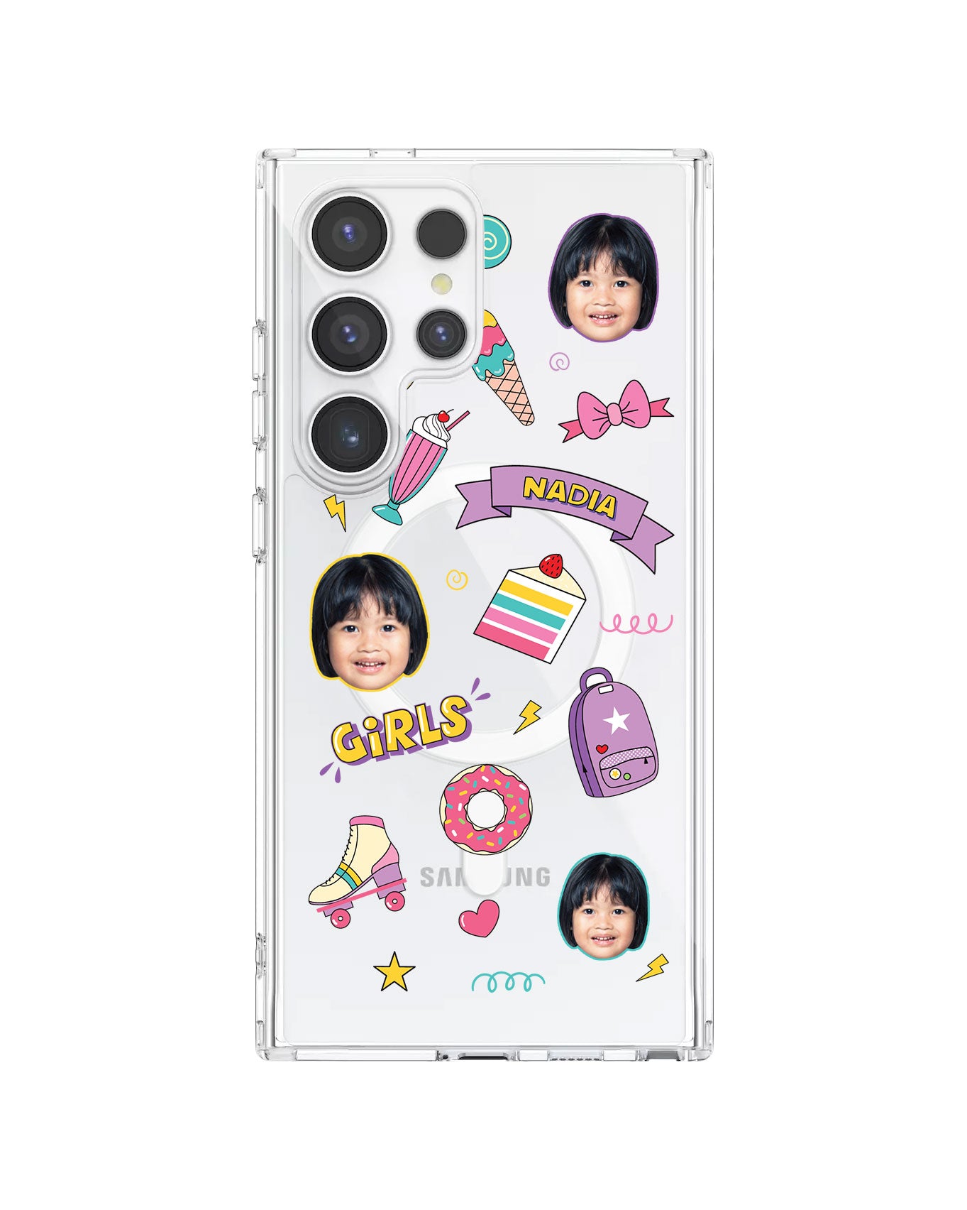 Magsafe Case - Face Grid Comic