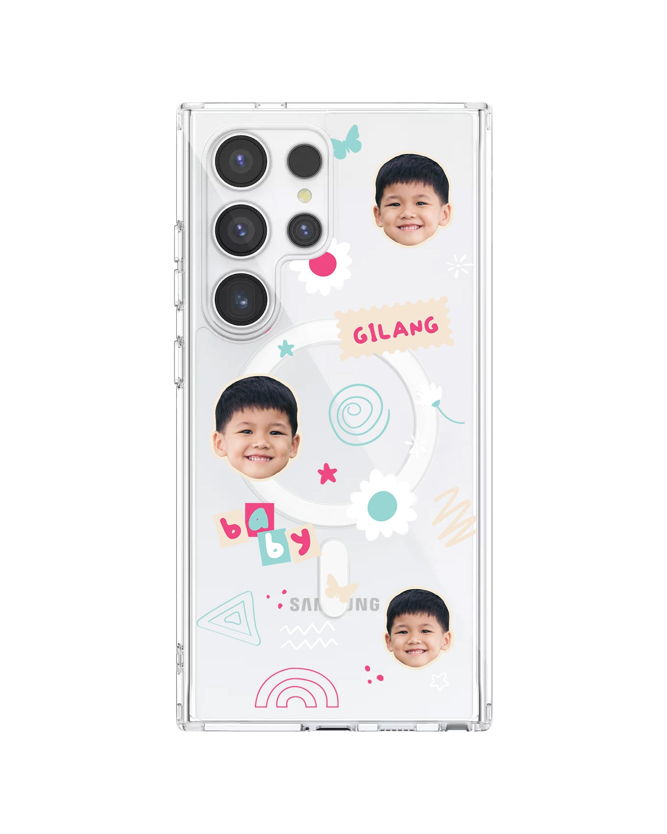 Magsafe Case - Face Grid Abstract