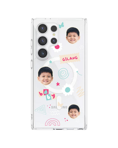 Magsafe Case - Face Grid Abstract