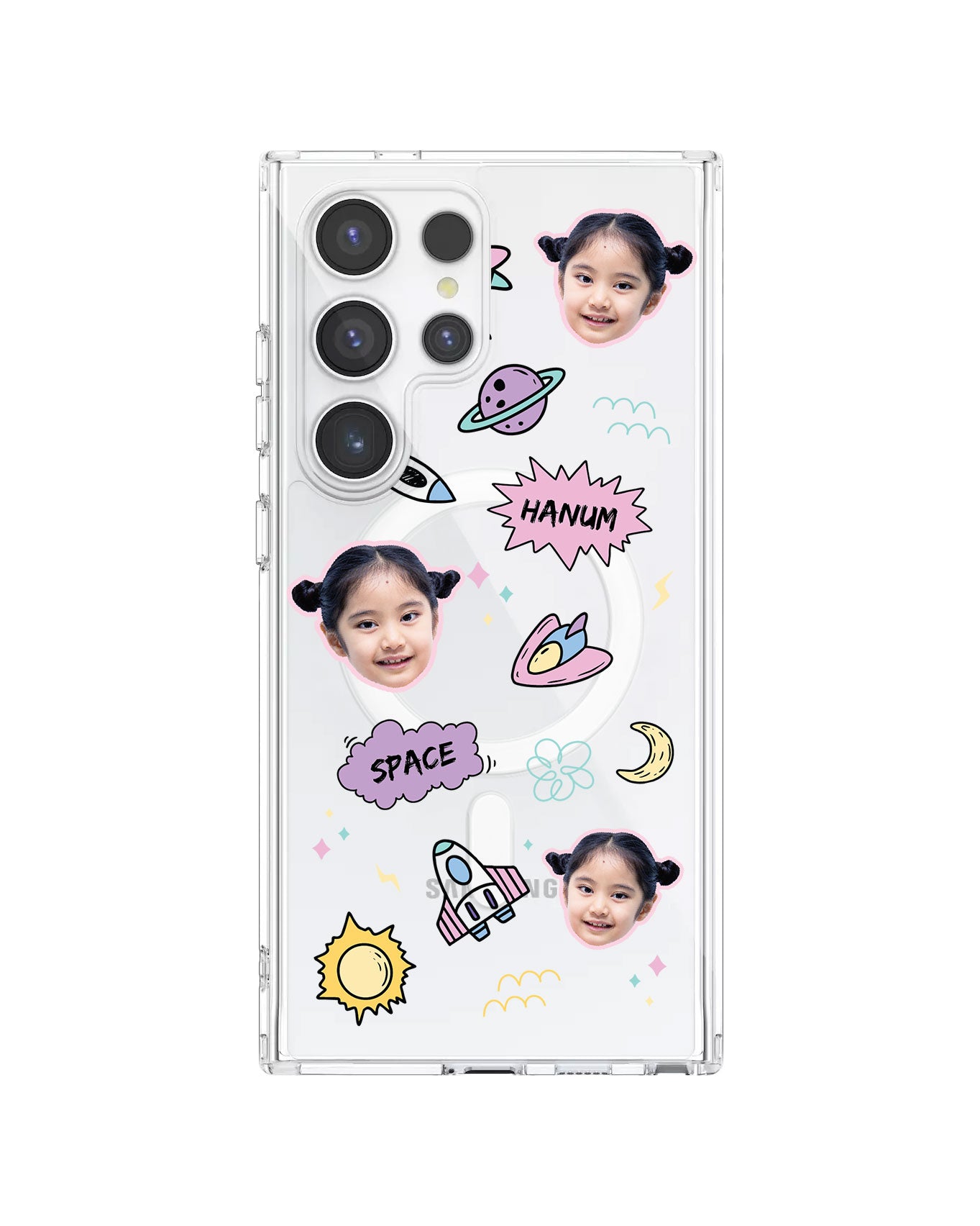 Magsafe Case - Face Grid Space