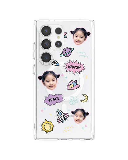 Magsafe Case - Face Grid Space