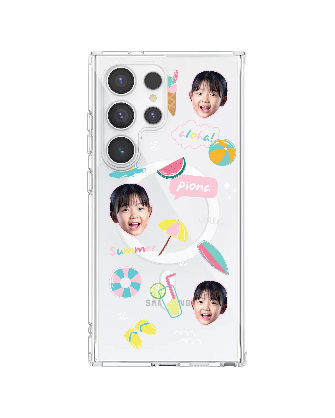 Magsafe Case - Face Grid Summer