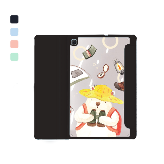 Android Tab Acrylic Flipcover - Adventure of Bear