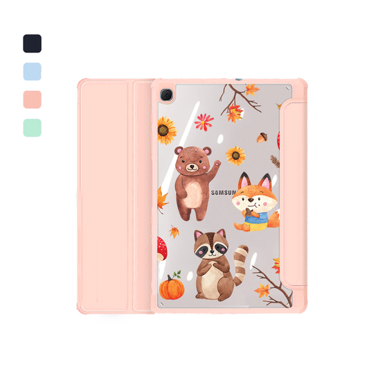 Android Tab Acrylic Flipcover - Autumn Animals