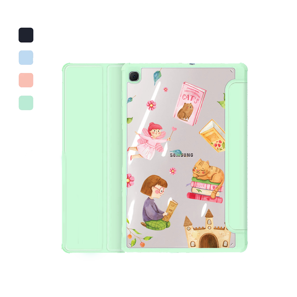 Android Tab Acrylic Flipcover - Fairy Cat