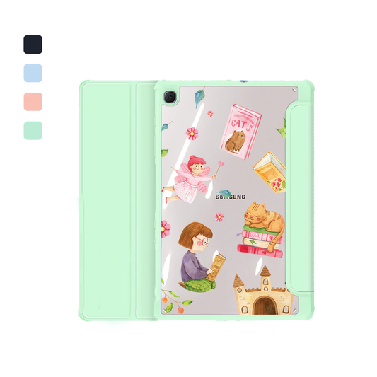 Android Tab Acrylic Flipcover - Fairy Cat