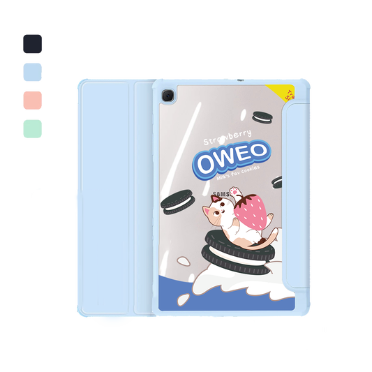 Android Tab Acrylic Flipcover - Oweo Cat