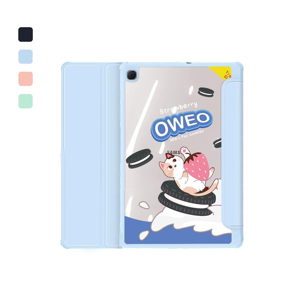 Android Tab Acrylic Flipcover - Oweo Cat