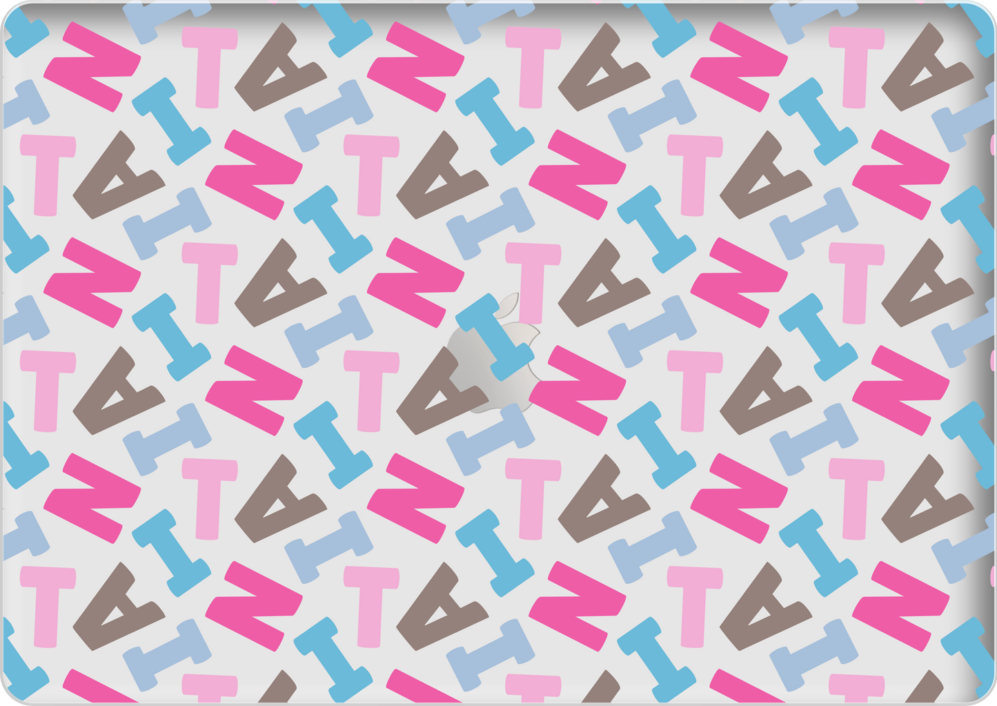 Macbook Snap Case - Scattered Monogram 2.0