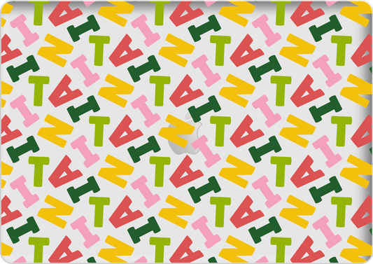 Macbook Snap Case - Scattered Monogram 3.0