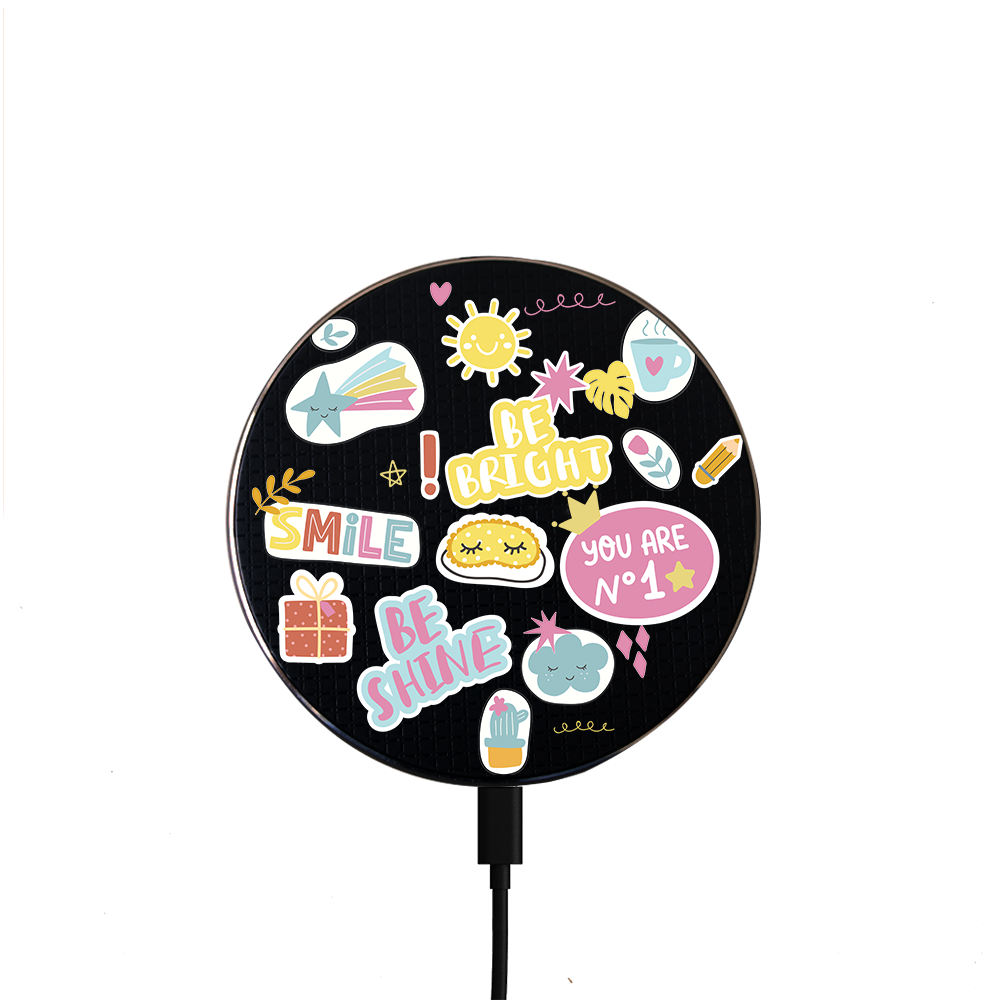 Universal Wireless Charger - Self Love Sticker pack 3.0