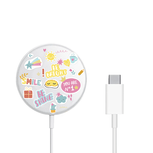 Magnetic Wireless Charger - Self Love Sticker Pack 3.0