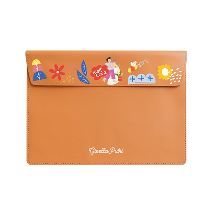 Vegan Leather Sleeve - Self Love Sticker Pack 1.0