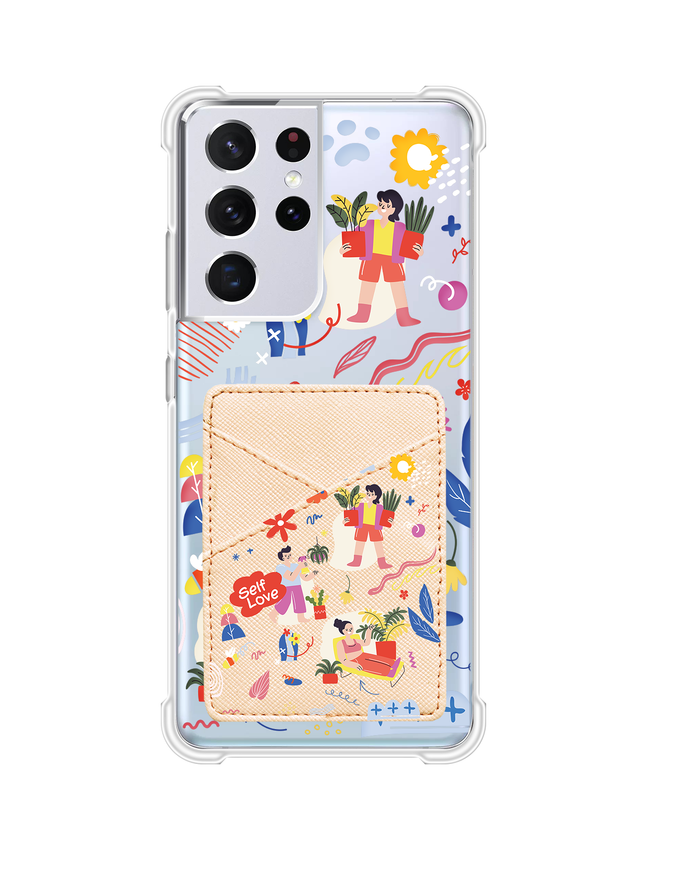 Android Phone Wallet Case - Self Love Sticker Pack 1.0