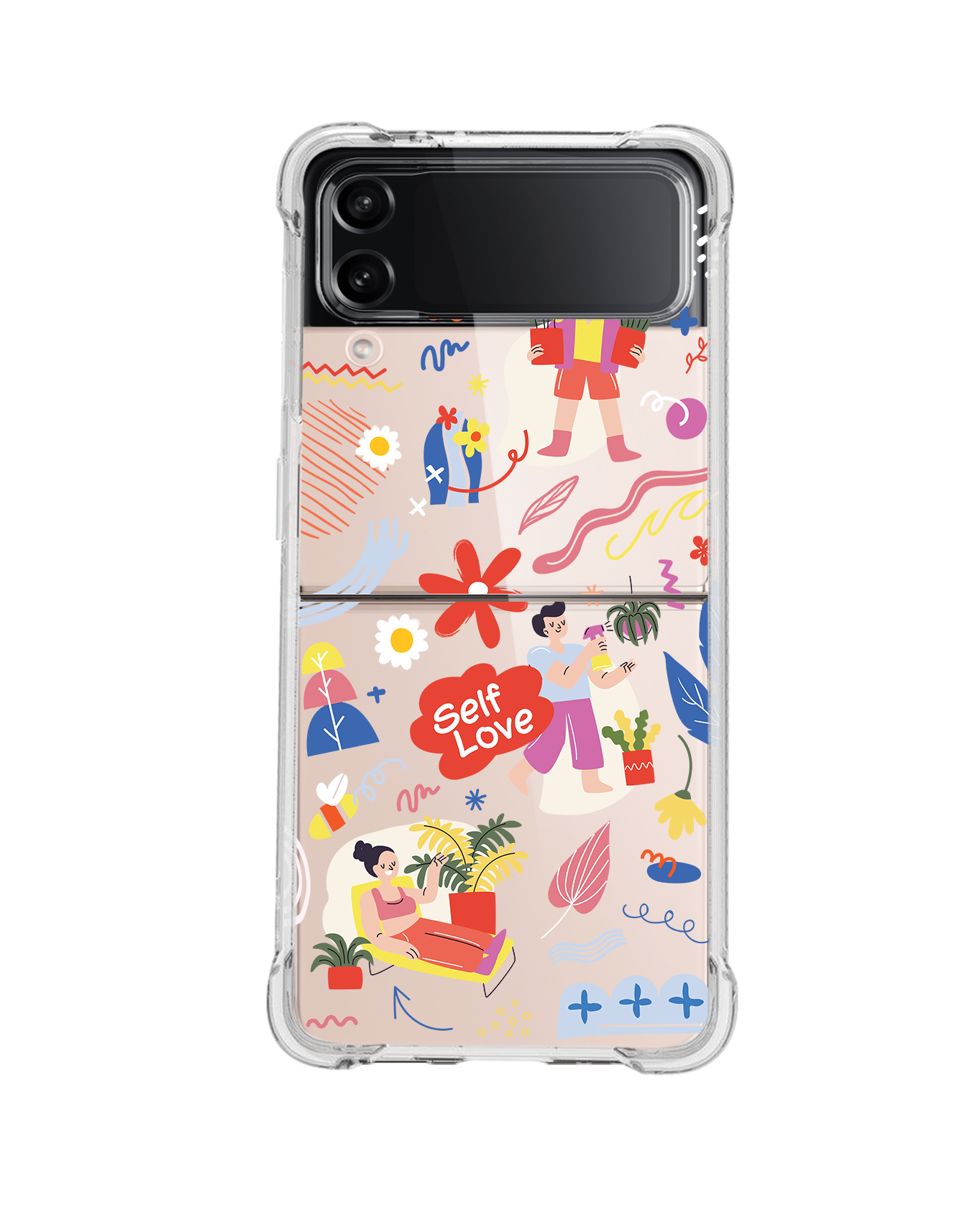 Android Flip / Fold Case - Self Love Sticker Pack 1.0