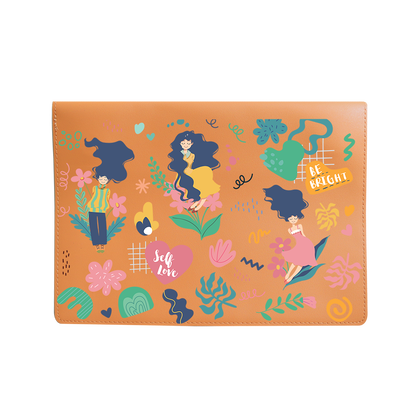 Vegan Leather Sleeve - Self Love Sticker Pack 2.0