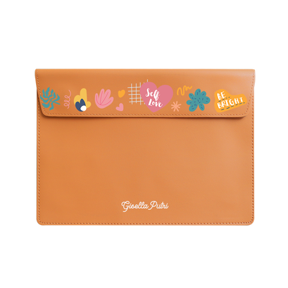 Vegan Leather Sleeve - Self Love Sticker Pack 2.0