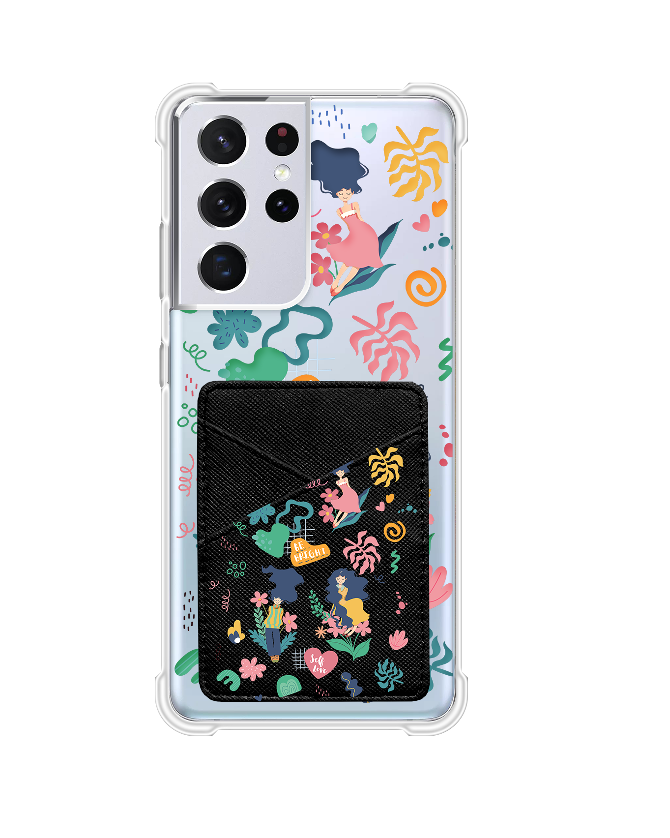 Android Phone Wallet Case - Self Love Sticker Pack 2.0