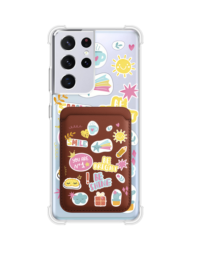 Android Magnetic Wallet Case - Self Love Sticker Pack 3.0