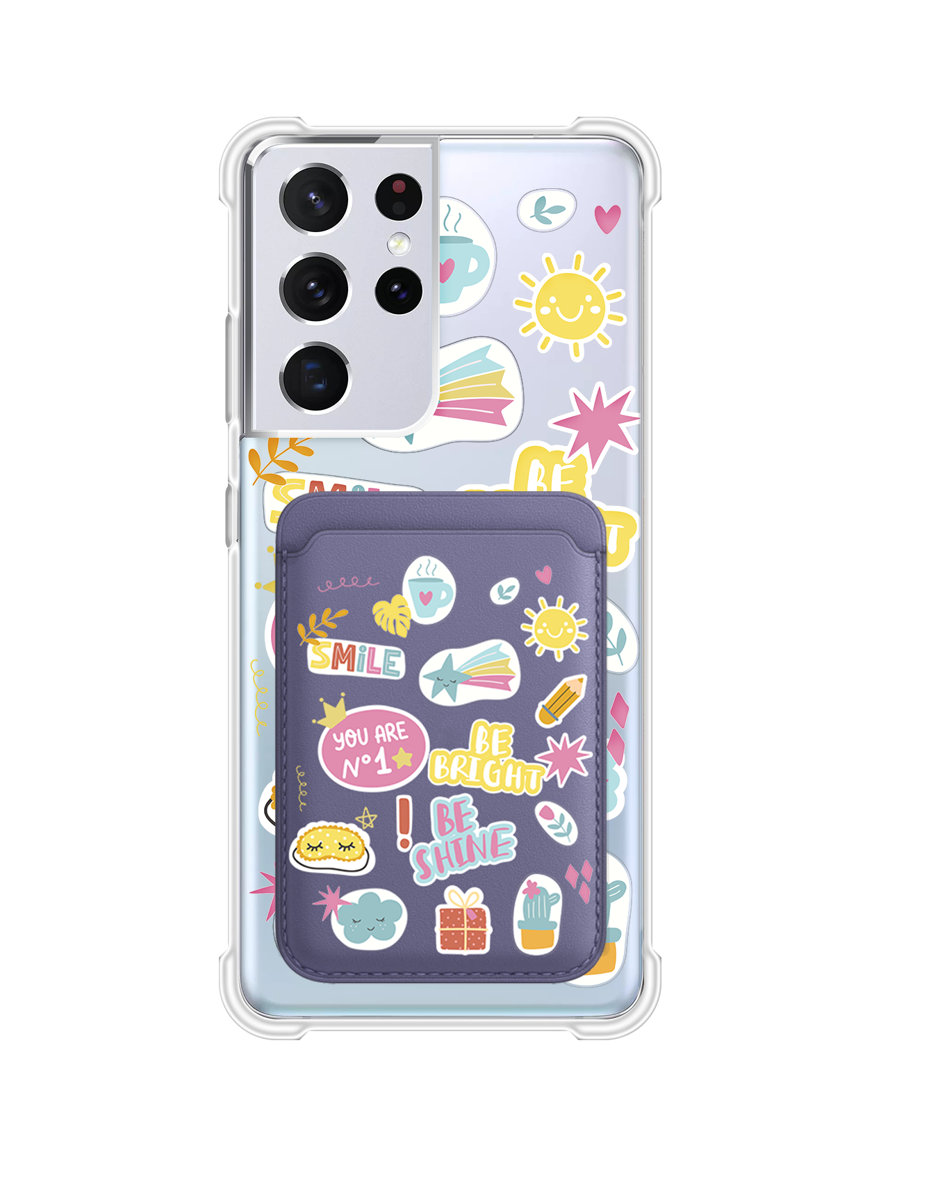 Android Magnetic Wallet Case - Self Love Sticker Pack 3.0