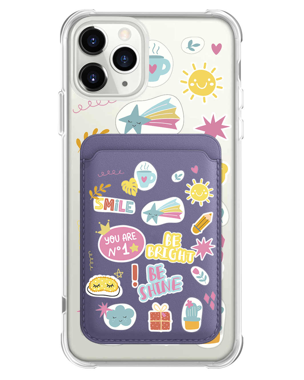 iPhone Magnetic Wallet Case - Self Love Sticker Pack 3.0