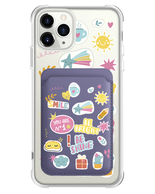 iPhone Magnetic Wallet Case - Self Love Sticker Pack 3.0