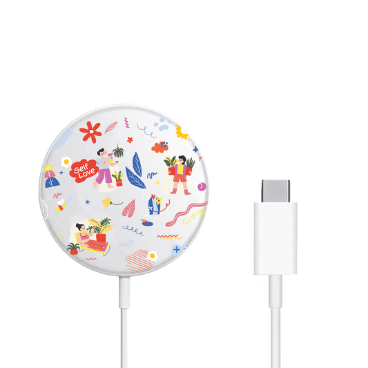 Magnetic Wireless Charger - Self Love Sticker pack 1.0