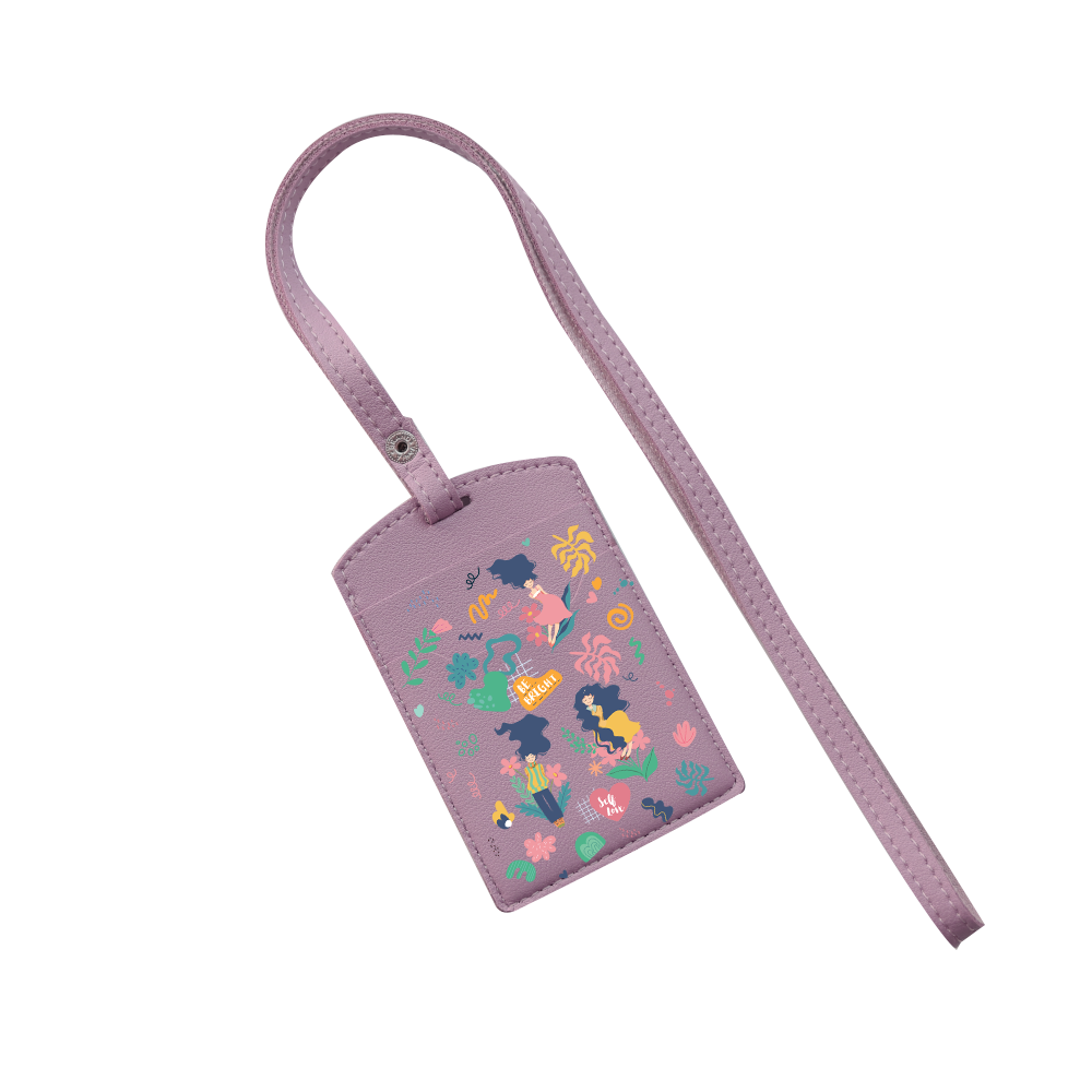 Vegan Leather Lanyard - Self Love Sticker pack 2.0