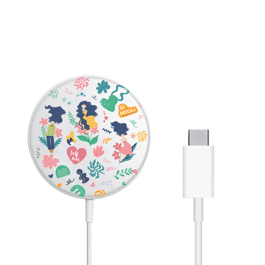 Magnetic Wireless Charger - Self Love Sticker pack 2.0