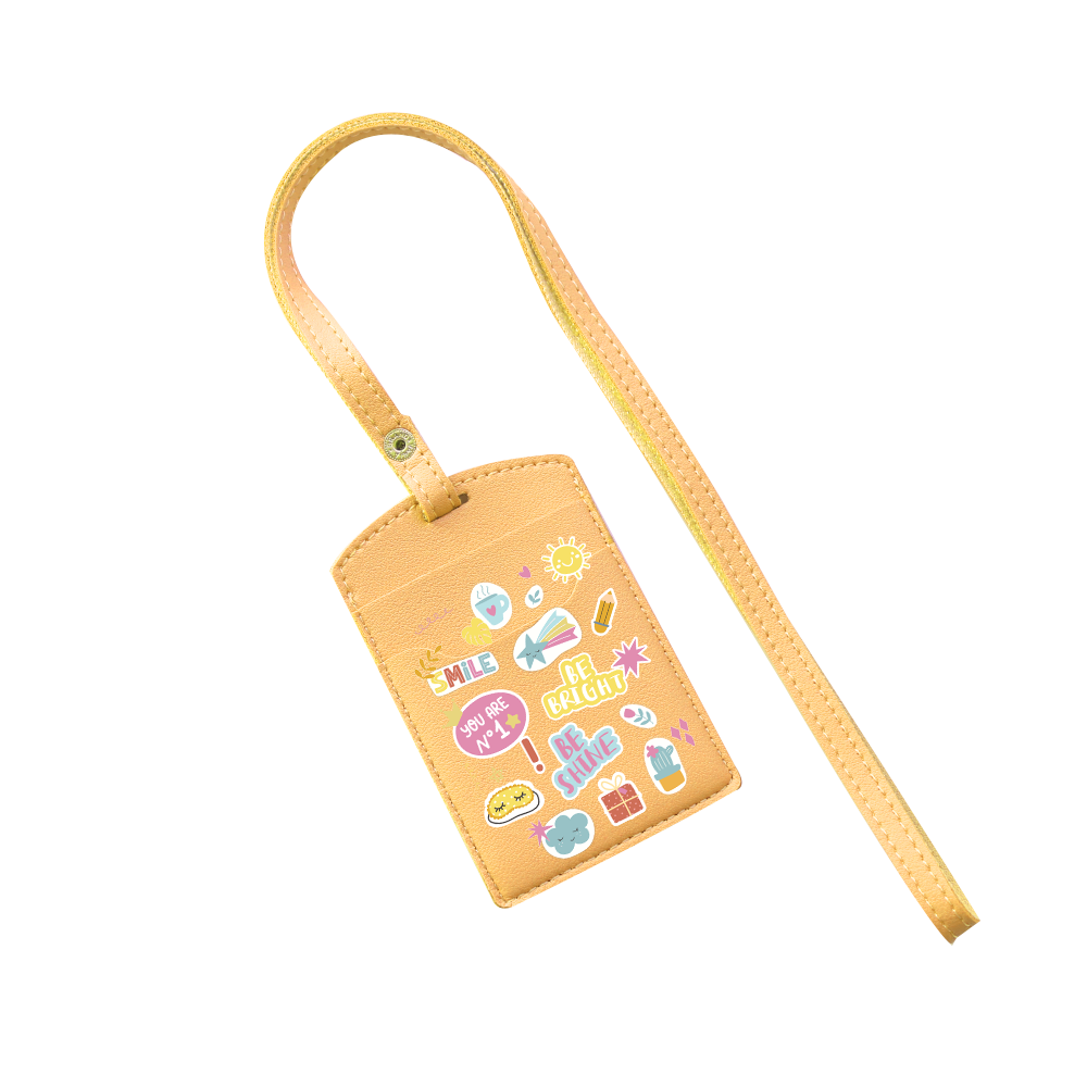 Vegan Leather Lanyard - Self Love Sticker pack 3.0