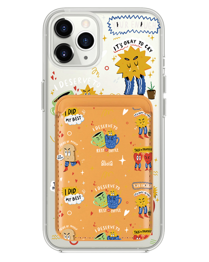 iPhone Magnetic Wallet Case - Selfless Love 3.0