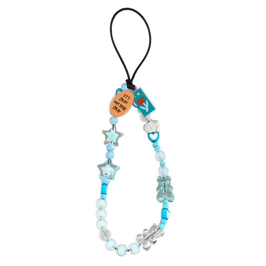 Beaded Strap with Acrylic Charm - Selflove Cubicle