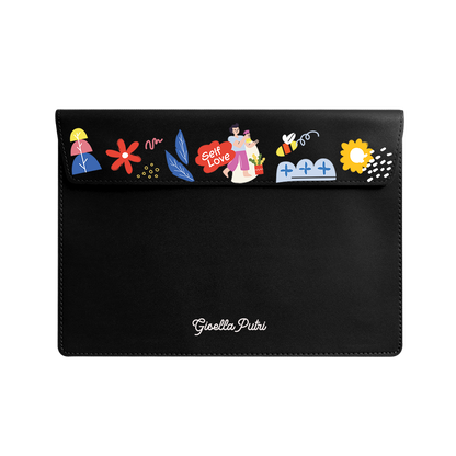 Vegan Leather Sleeve - Self Love Sticker Pack 1.0