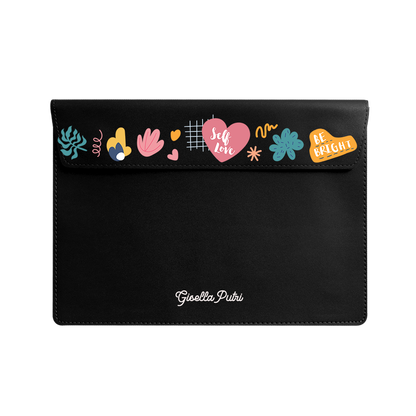 Vegan Leather Sleeve - Self Love Sticker Pack 2.0