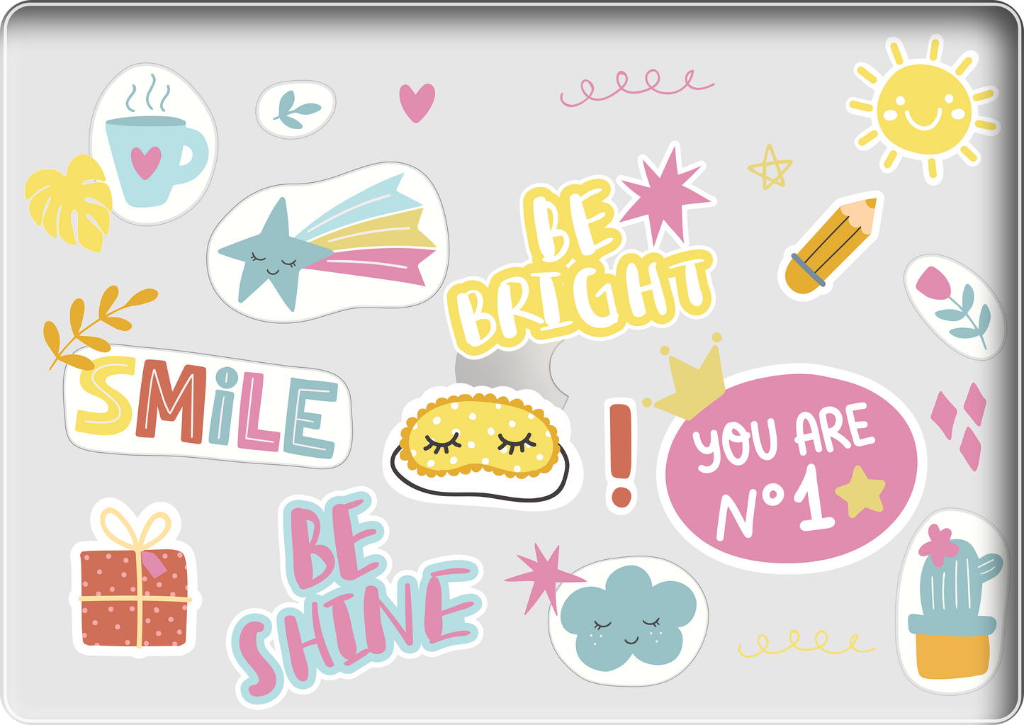 MacBook Snap Case - Self Love Sticker Pack 3.0