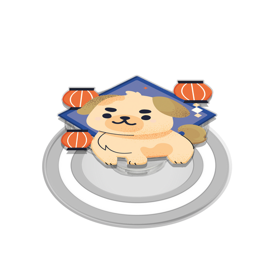 Magnetic Grip - Dog (Chinese Zodiac / Shio)