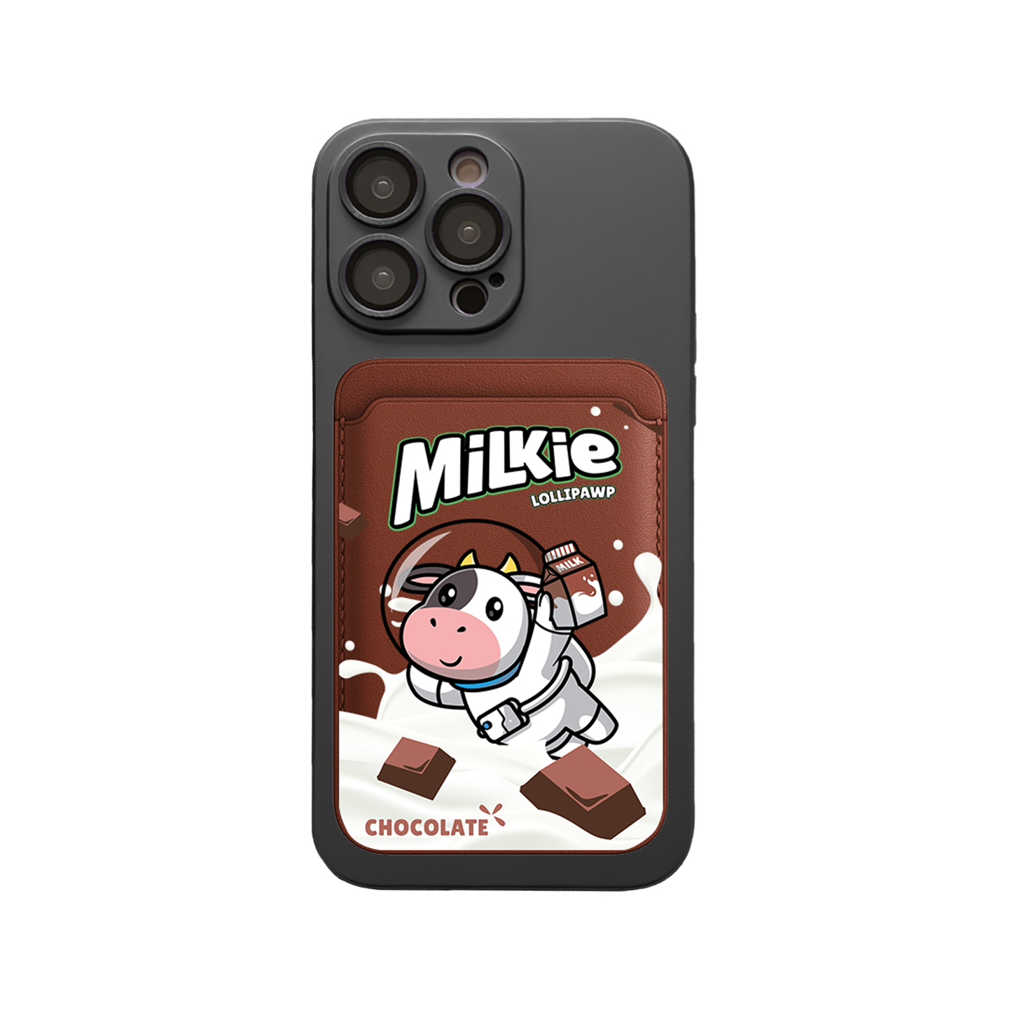 iPhone Magnetic Wallet Silicone Case - Milkie