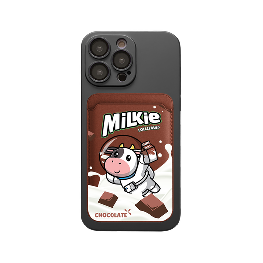 iPhone Magnetic Wallet Silicone Case - Milkie