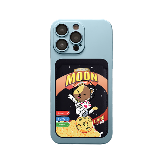 iPhone Magnetic Wallet Silicone Case - Honey Moon