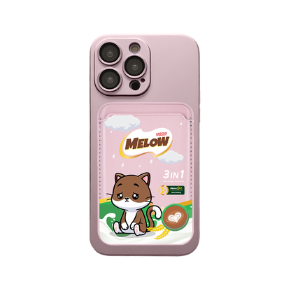 iPhone Magnetic Wallet Silicone Case - Melow