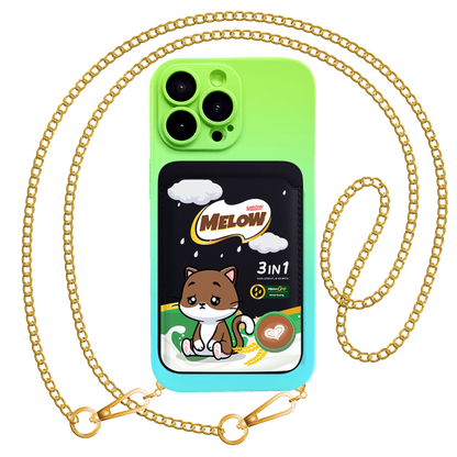 iPhone Magnetic Wallet Silicone Case - Melow