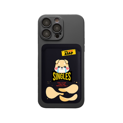 iPhone Magnetic Wallet Silicone Case - Singles