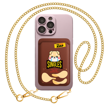 iPhone Magnetic Wallet Silicone Case - Singles