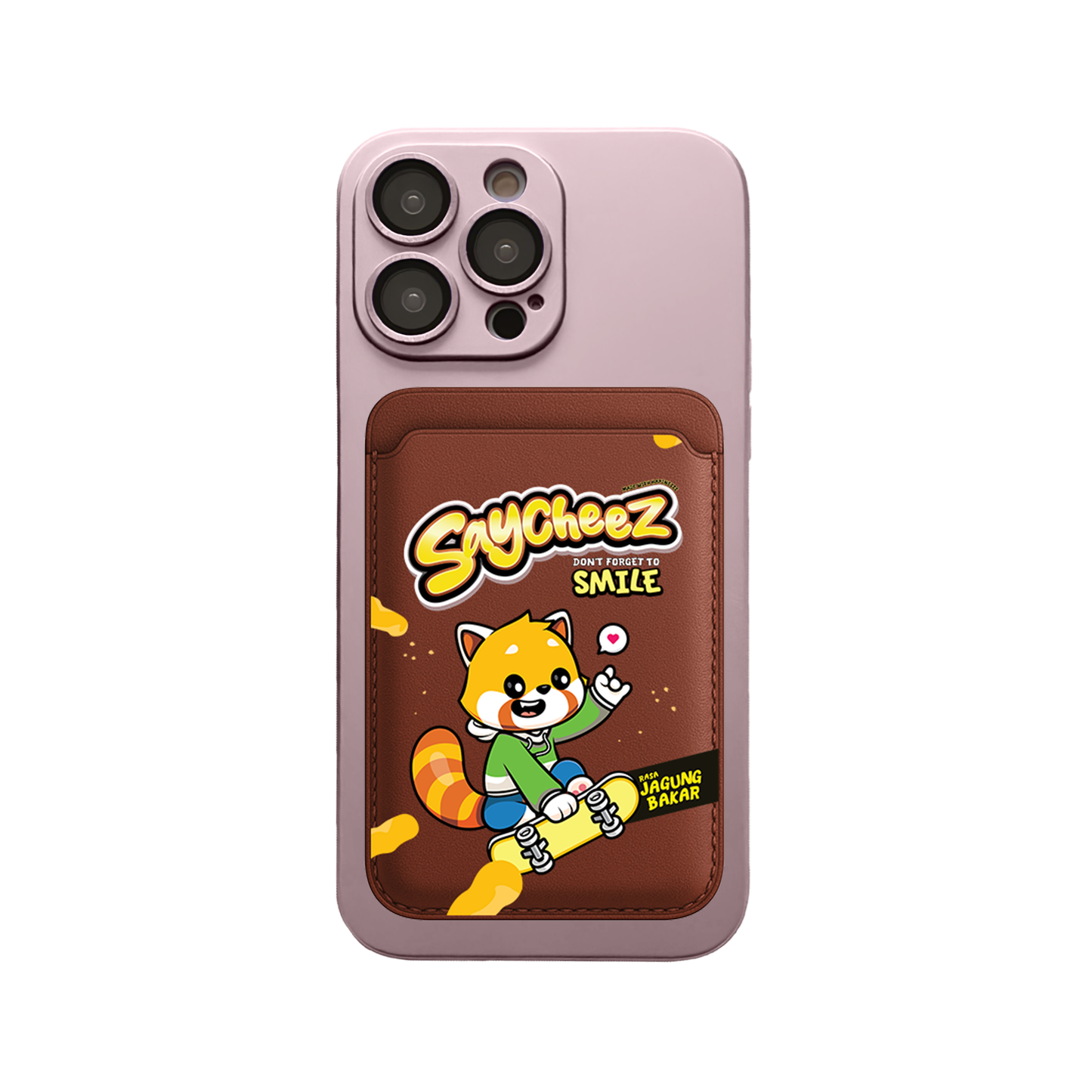 iPhone Magnetic Wallet Silicone Case - Saycheez