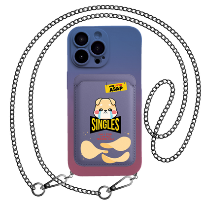 iPhone Magnetic Wallet Silicone Case - Singles