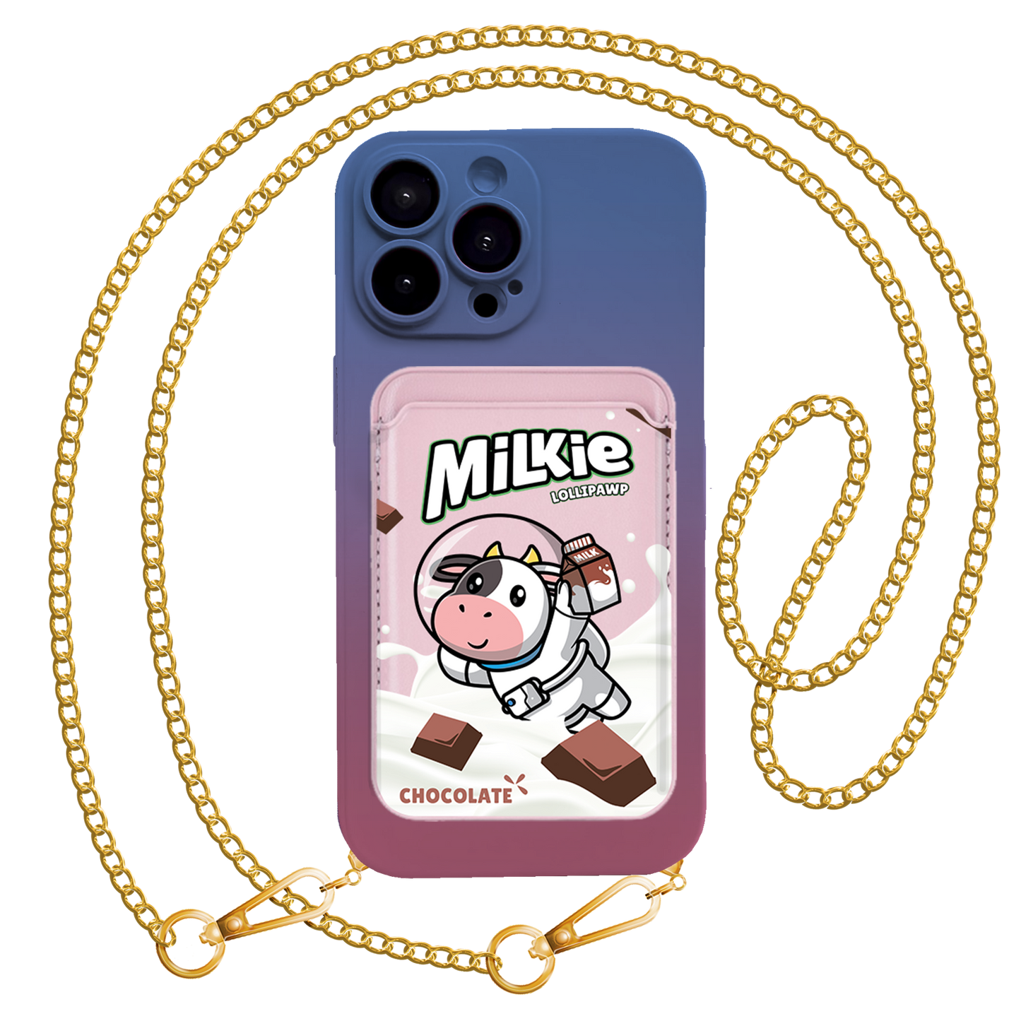 iPhone Magnetic Wallet Silicone Case - Milkie