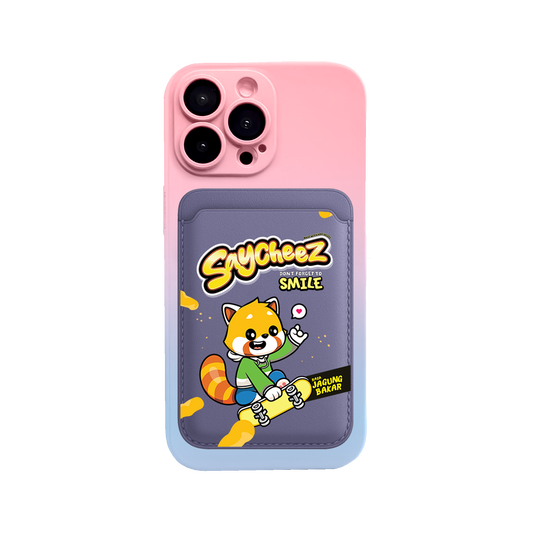 iPhone Magnetic Wallet Silicone Case - Saycheez